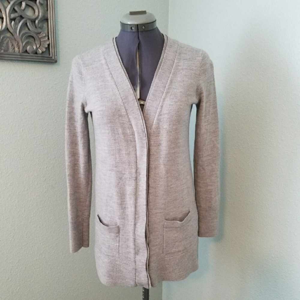 Halogen Merino wool cardigan